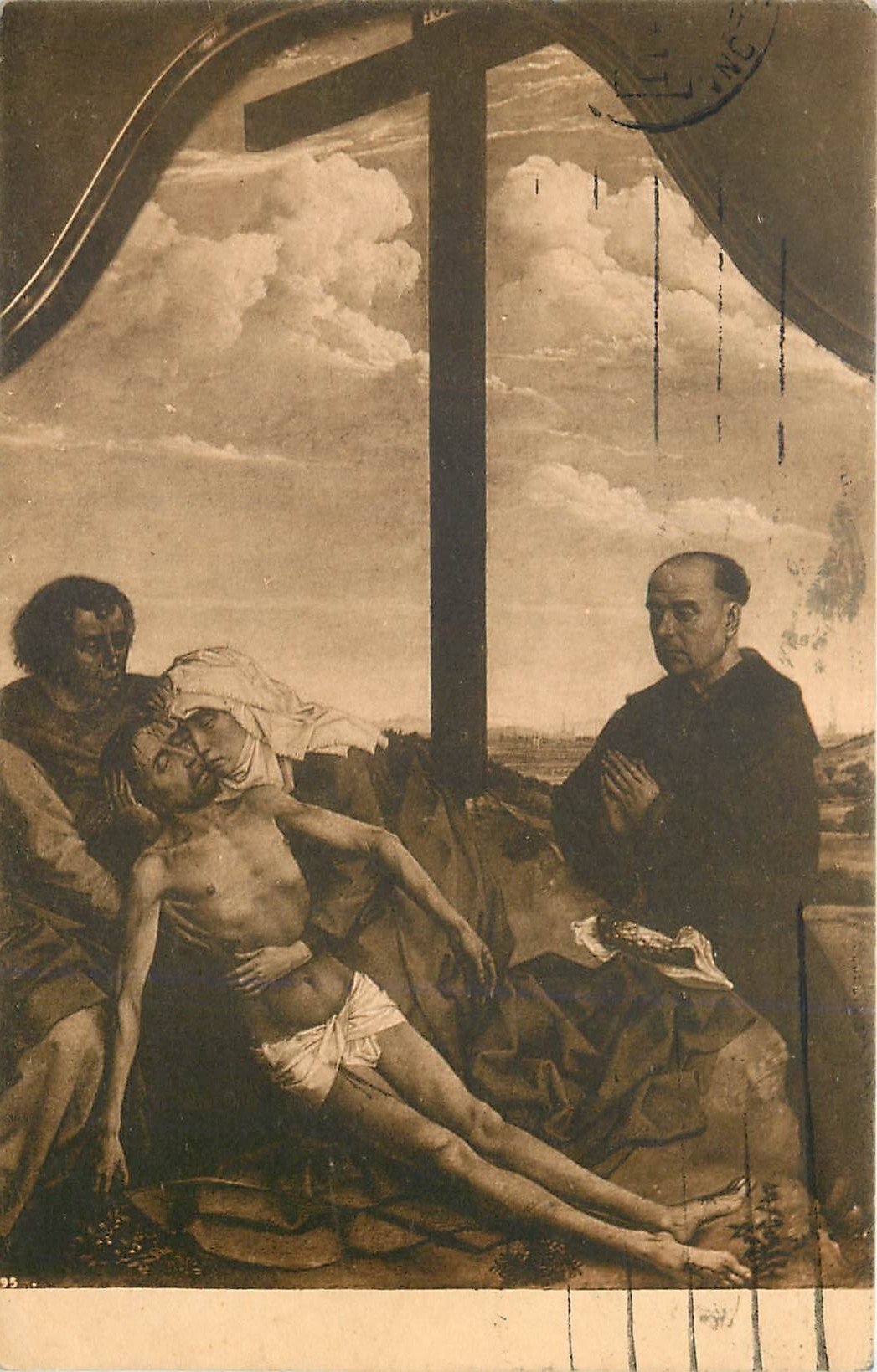 CPA La Piedad Van Der Weyden Museo del Prado Sin Catalogar 