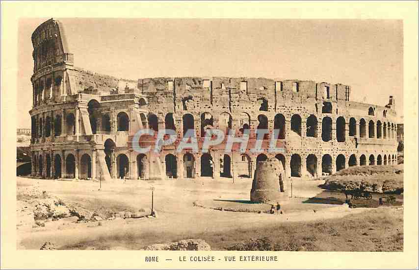CPA Rome Le Colisee Vue Exterieure 