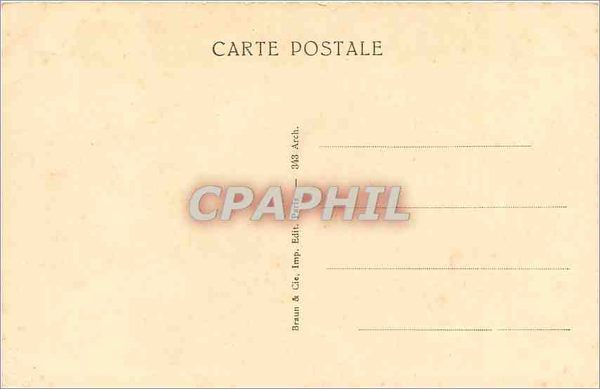 CPA Milan La Cathedrale  — Rückseite