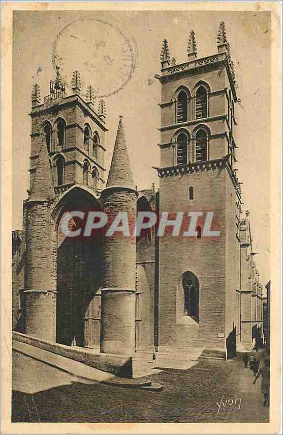 CPA Montpellier Herault La Cathedrale Saint Pierre 