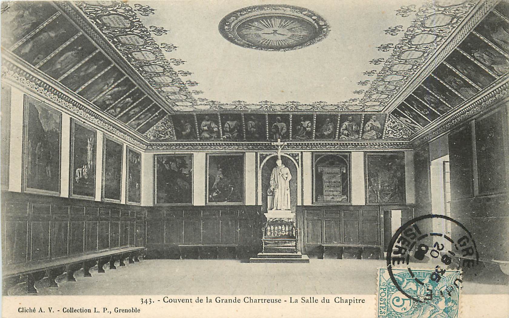 CPA Couvent de la Grande Chartreuse La Salle du Chapitre 