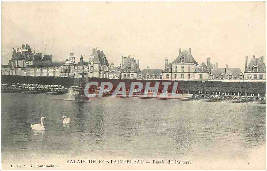 CPA Palais de Fontainebleau Bassin du Parterre 