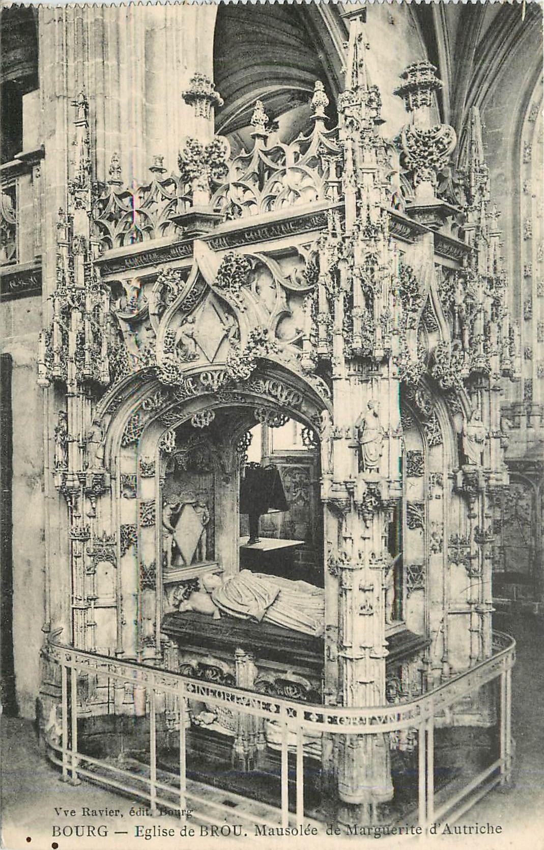 CPA Bourg Eglise de Brou Mausolee de Marguerite d'Autriche 