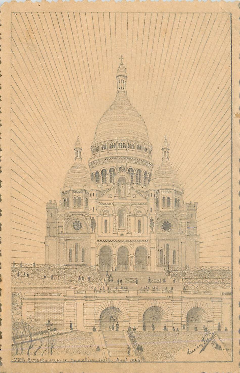 CPA Paris Sacre Cœur Montmartre