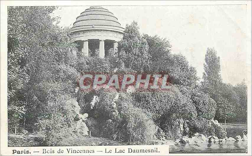 CPA Paris Bois de Vincennes Le Lac Daumesnil 