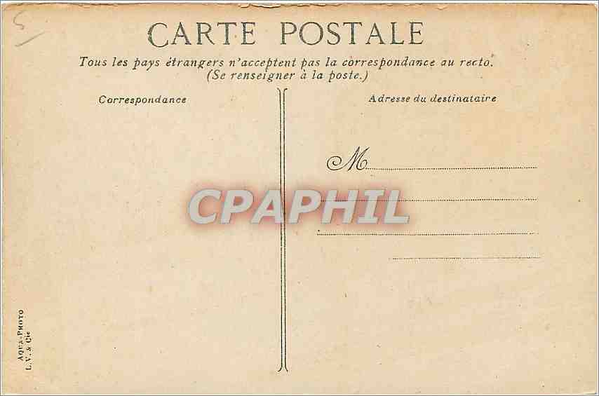 CPA Bois de Vincennes Le Lac Daumesnil et le Temple grec  — Rückseite