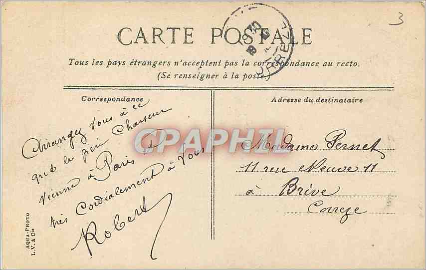 CPA Bois de Boulogne Lac Inferieur La Pont entre  — Rückseite