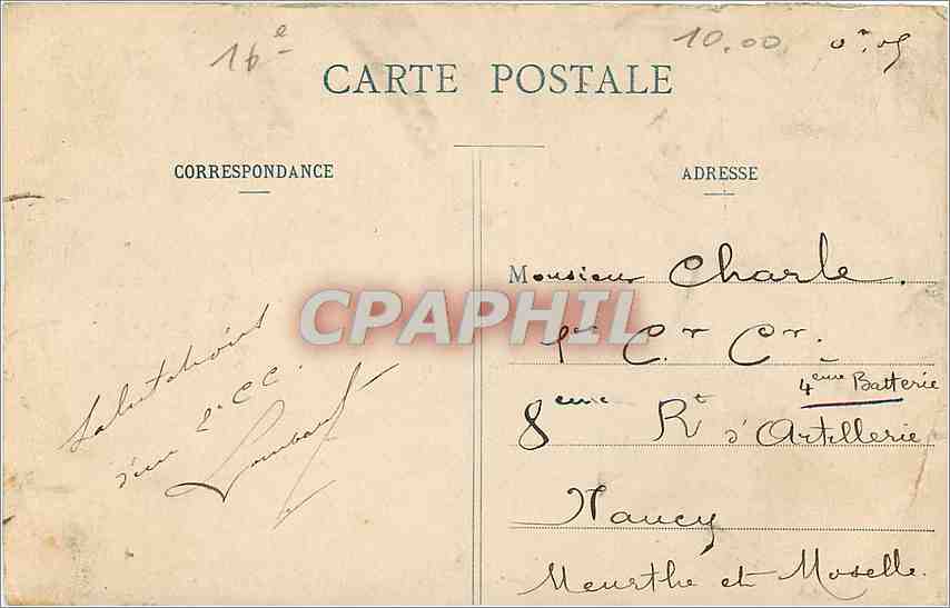 CPA Paris La Villa de Longchamp au Bois de Boulogne  — Rückseite