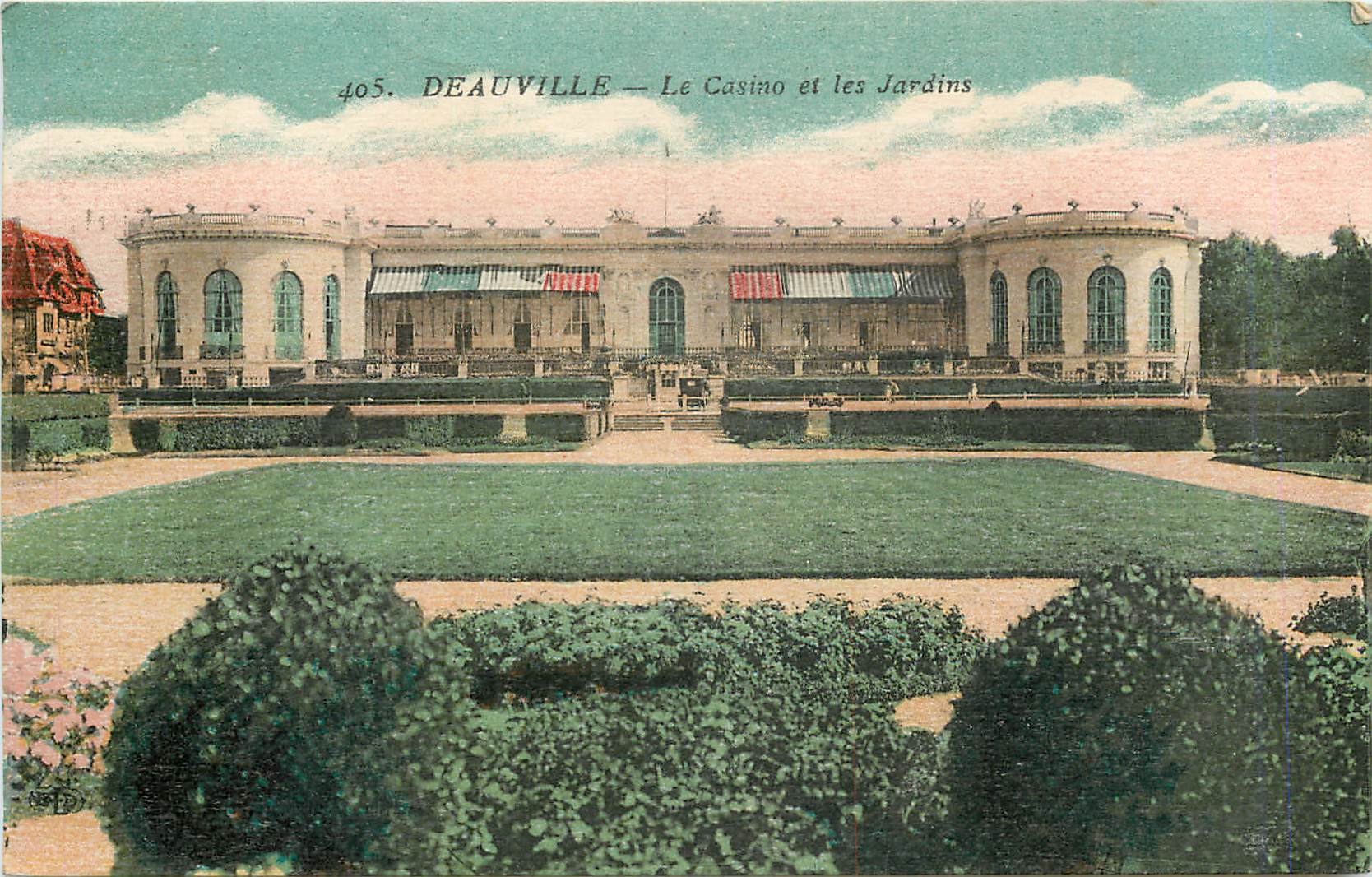 Deauville — Le Casino et les Jardins — Éditeur CPAPHIL, n° 405