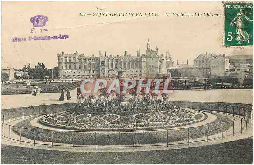 CPA Saint Germain en Laye Le Parterre et le Chateau 