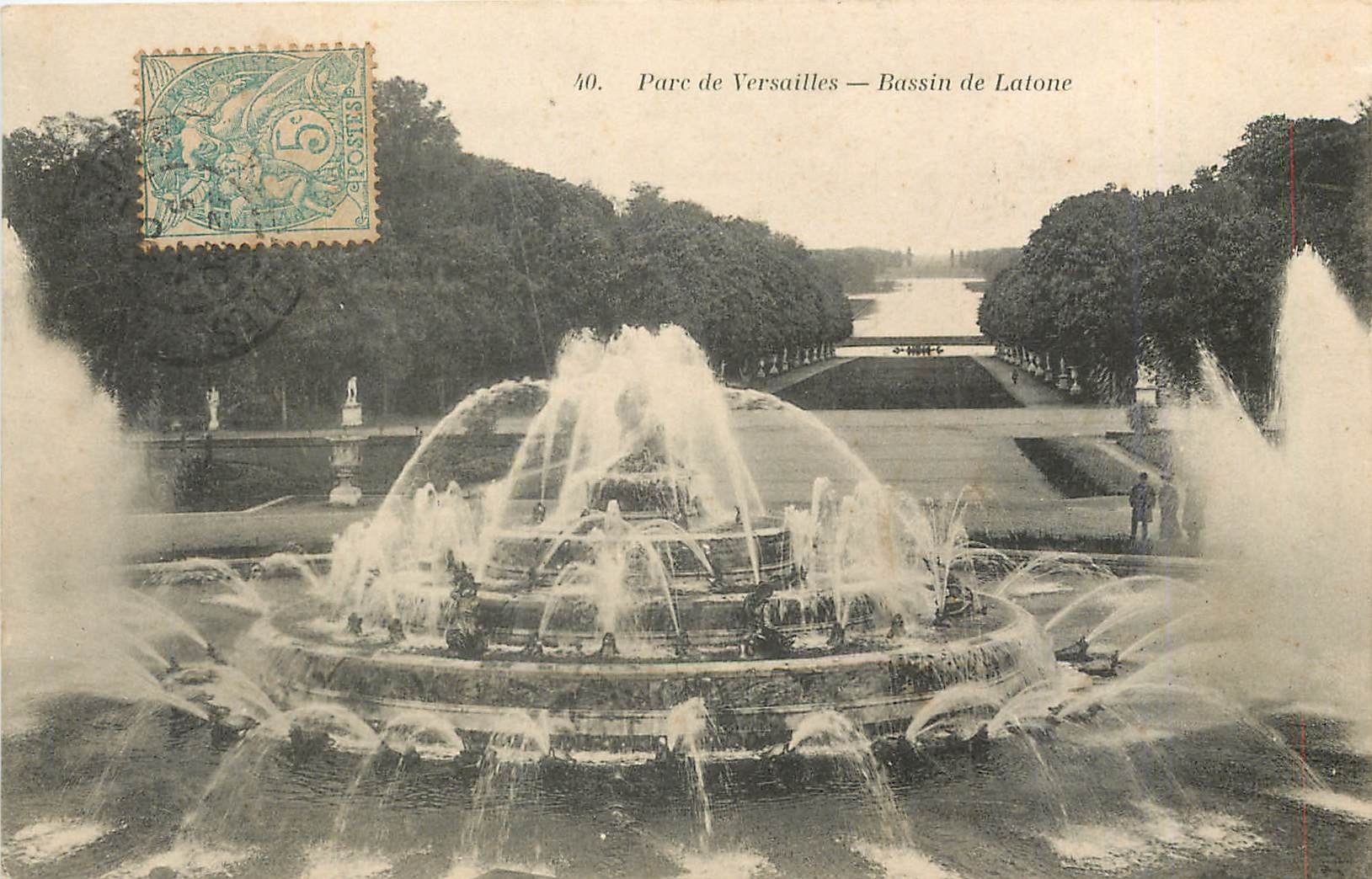 CPA Parc de Versailles Bassin de Latone 