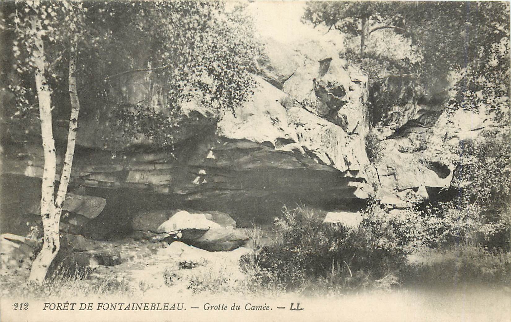 Foresta di Fontainebleau — Grotta del Cameo — LL. — N° 212