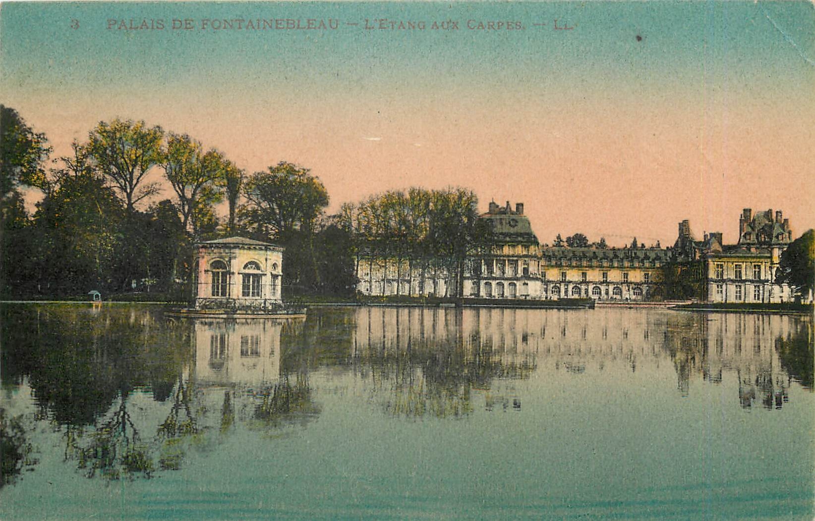 Schloss Fontainebleau — Der Karpfenteich — LL