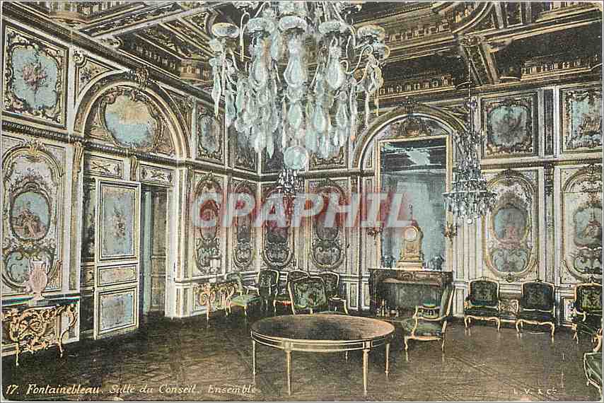 Fontainebleau. Salle du Conseil. Ensemble — Verleger: A. V. L. C. (n° 17)
