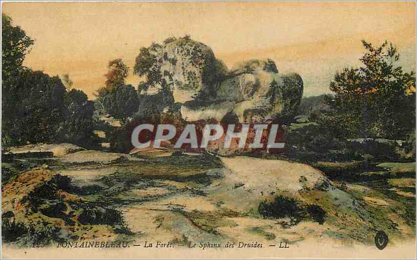 Fontainebleau — The Forest — The Druids' Sphinx — LL