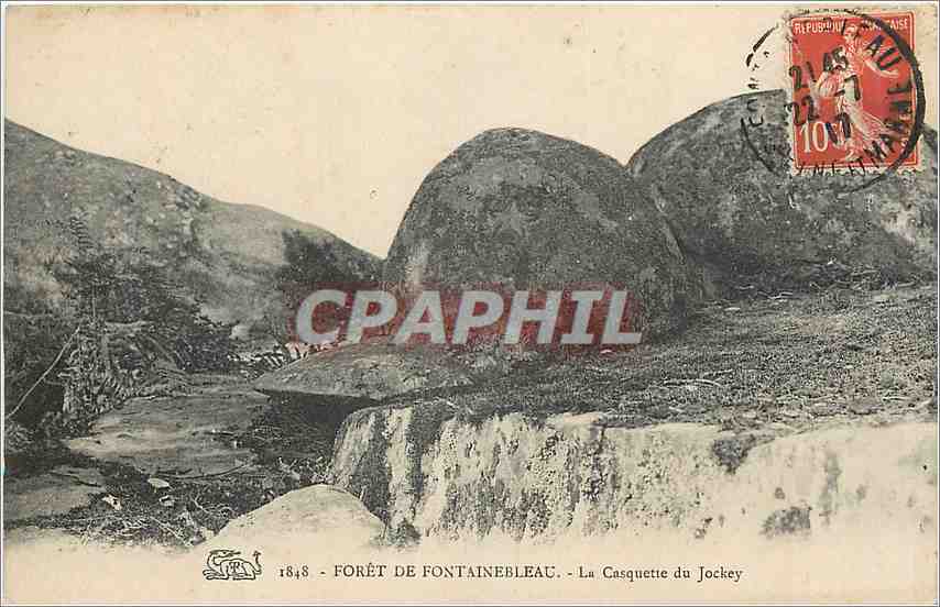 CPA Foret de Fontainebleau La Casquette du Jockey 