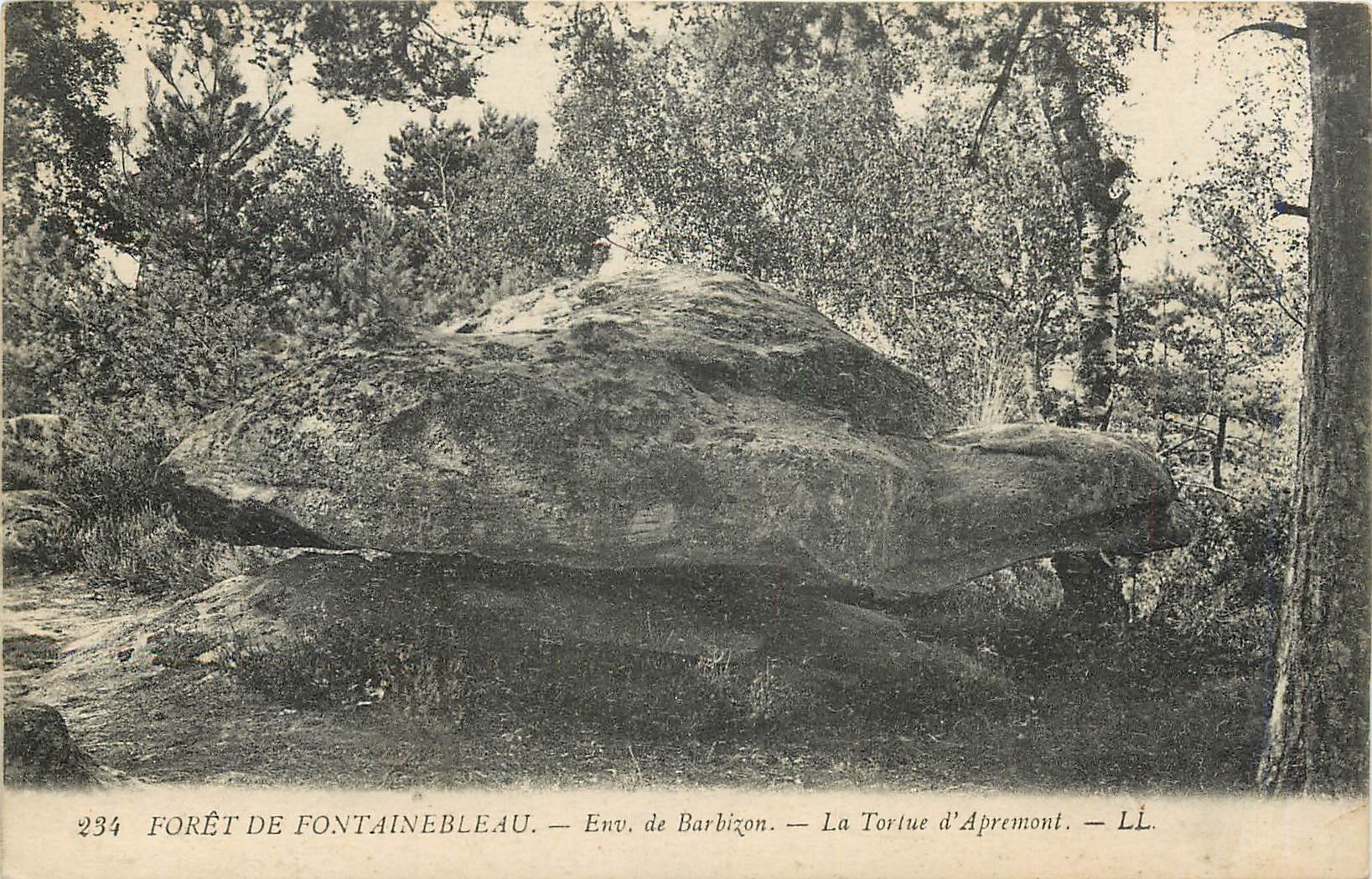 Forêt de Fontainebleau — Env. de Barbizon — La Tortue d’Apremont — LL
