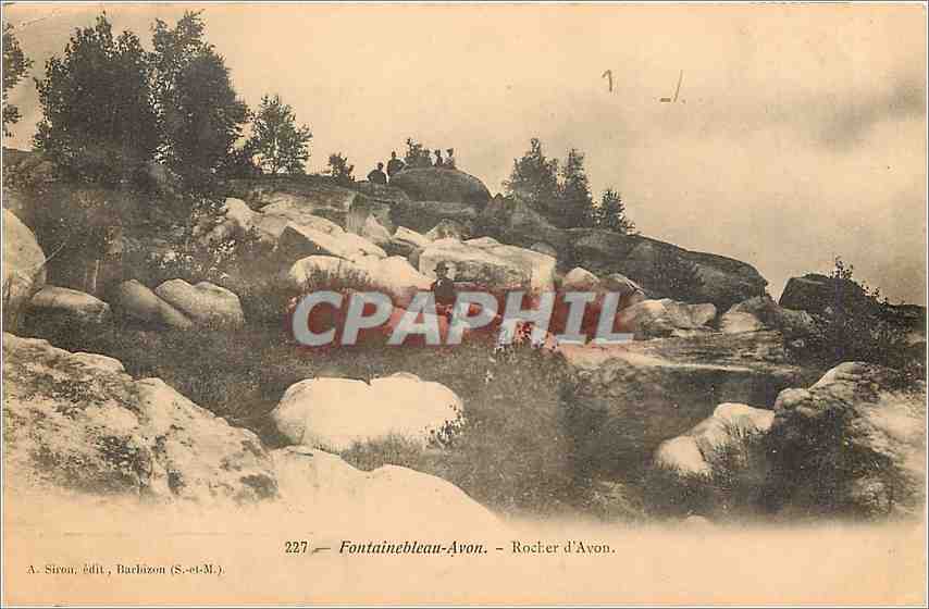 Fontainebleau-Avon — Rocher d'Avon — A. Siron, Verlag, Barhazon (S.-et-M.)