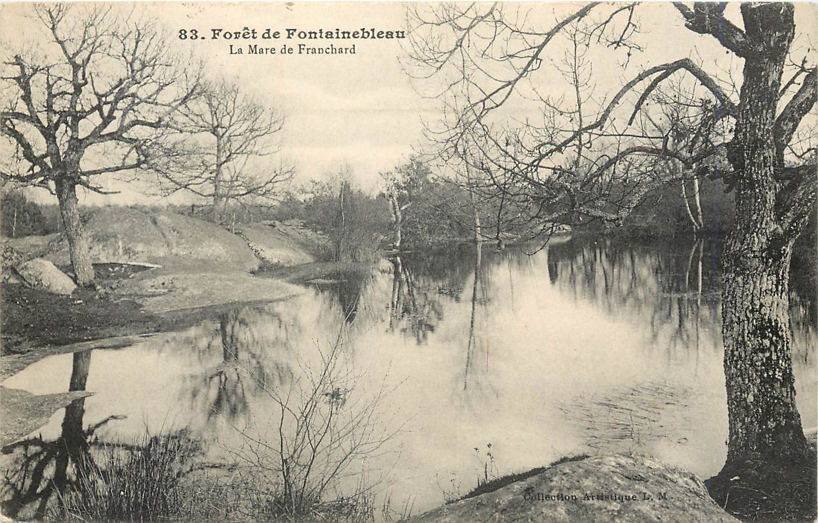 Forêt de Fontainebleau — La Mare de Franchard — Künstlerische Sammlung L.M.