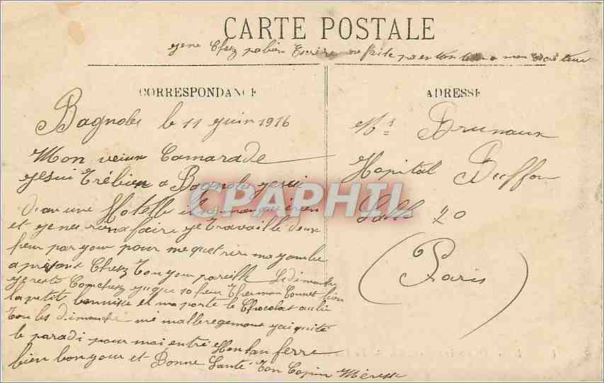 CPA Bagnoles de L'Orne Le Lac et le Grand Hotel  — Rückseite