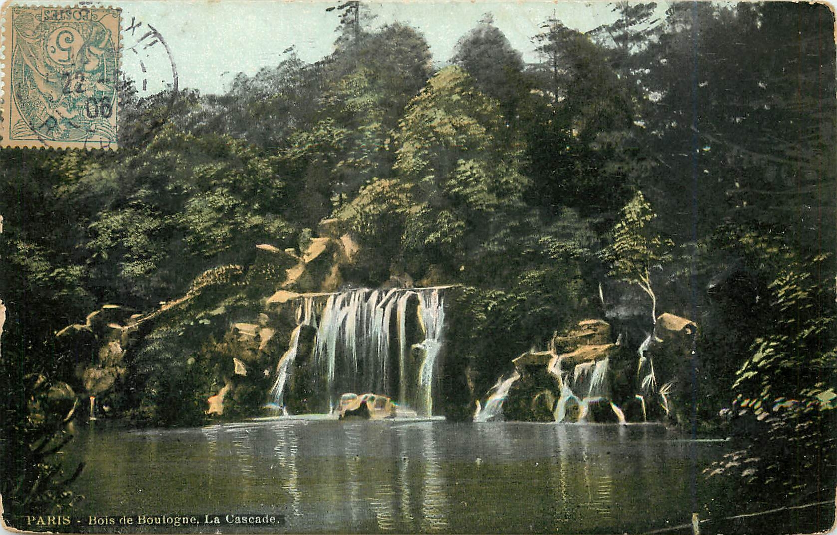 CPA Paris Bois de Boulogne La Cascade 