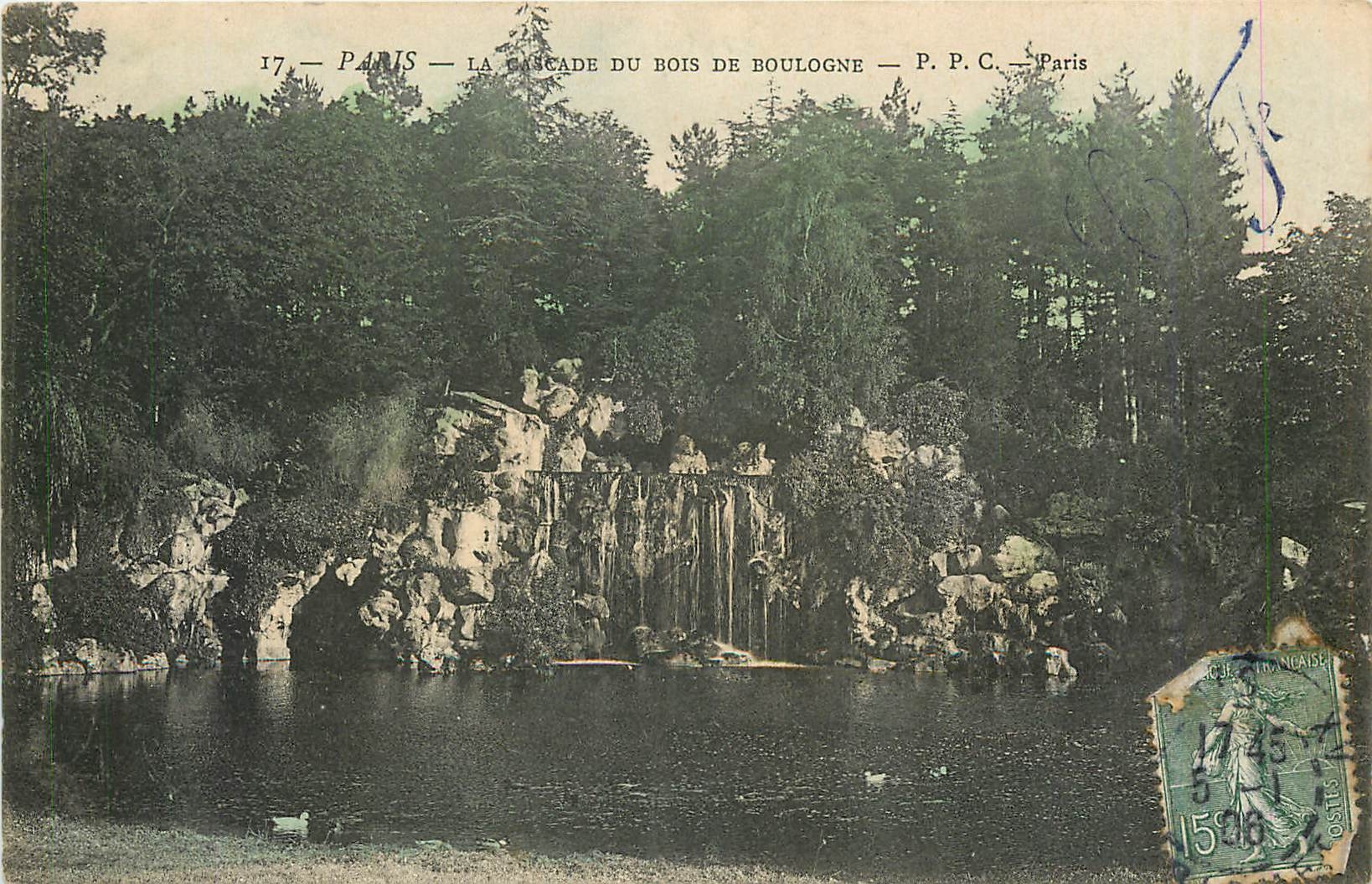 CPA Paris La Cascade du Bois de Boulogne 