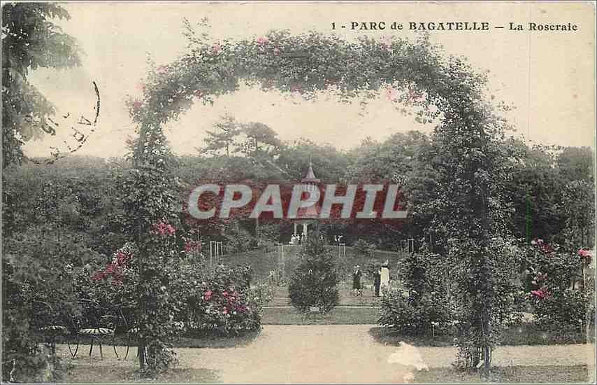 CPA Parc de Bagatelle La Roseraie 