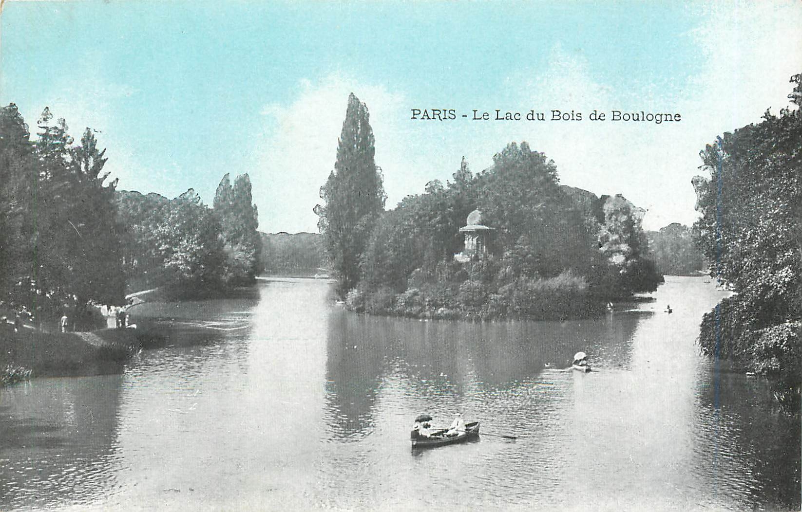 CPA Paris Le Lac du Bois de Boulogne 