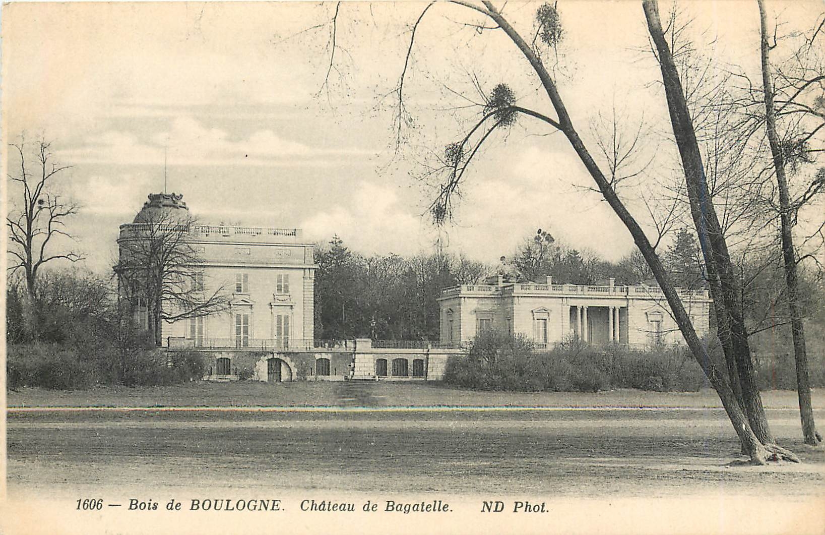 CPA Bois de Boulogne Chateau de Bagatelle 