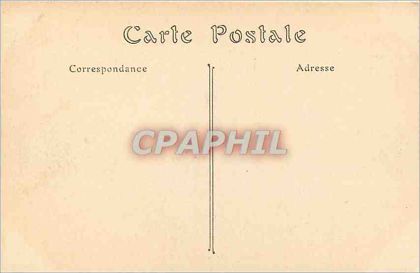 CPA Bois de Boulogne Chateau de Bagatelle  — Rückseite