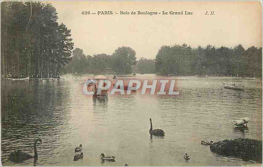 CPA Paris Bois de Boulogne Le Grand Lac 