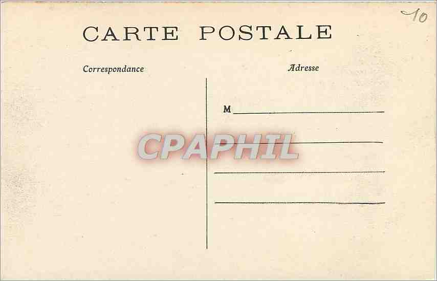 CPA Paris Bois de Boulogne La Passerelle Bateau — Rückseite