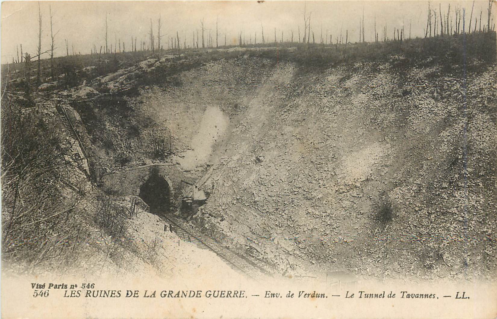Les Ruines de la Grande Guerre — Env. de Verdun — Le Tunnel de Tavannes — Viné Paris n° 546