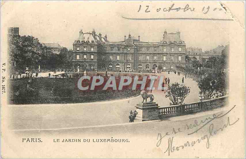 CPA Paris Le Jardin du Luxembourg 