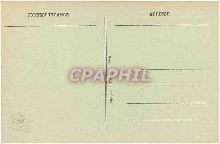 CPA Paris La Colonne de Juillet  — Verso
