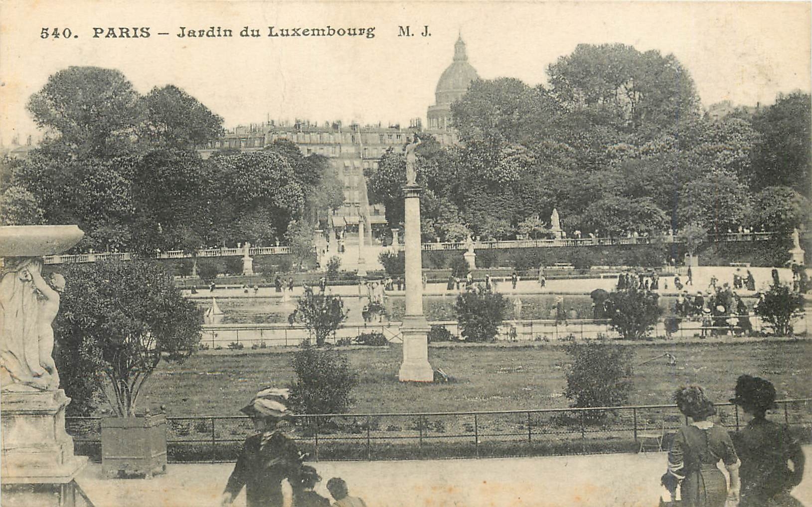 CPA Paris Jardin du Luxembourg 