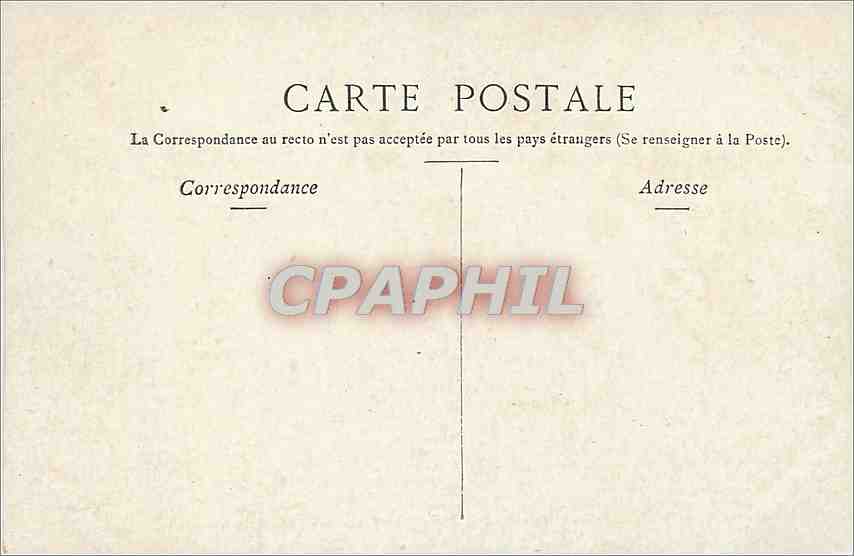 CPA Paris Le Senat et le Jardin du Luxembourg  — Rückseite