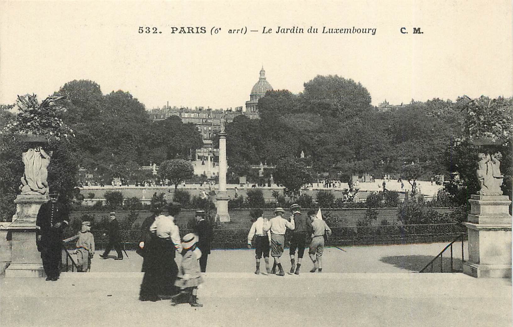 CPA Paris Le Jardin du Luxembourg Enfants