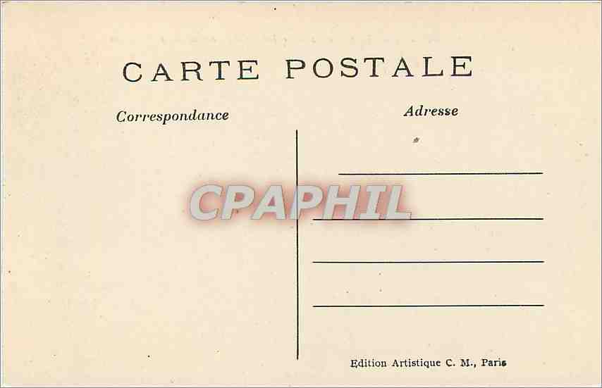 CPA Paris Le Jardin du Luxembourg Enfants — Rückseite