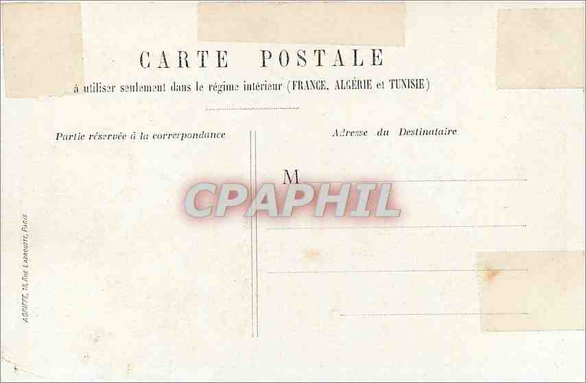 CPA Paris Palais du Luxembourg  — Rückseite