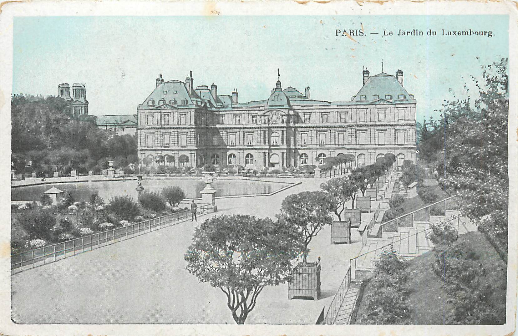 CPA Paris Le Jardin du Luxembourg 