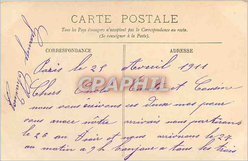 CPA Paris Le Luxembourg Fontaine de Carpeaux  — Rückseite