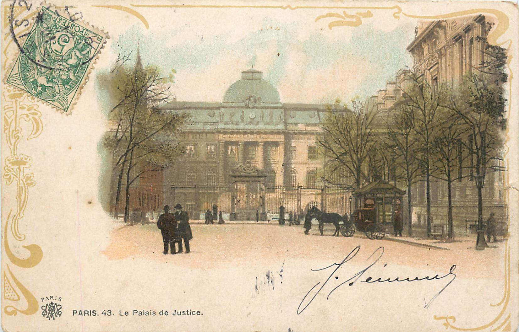 CPA Paris Le Palais de Justice 