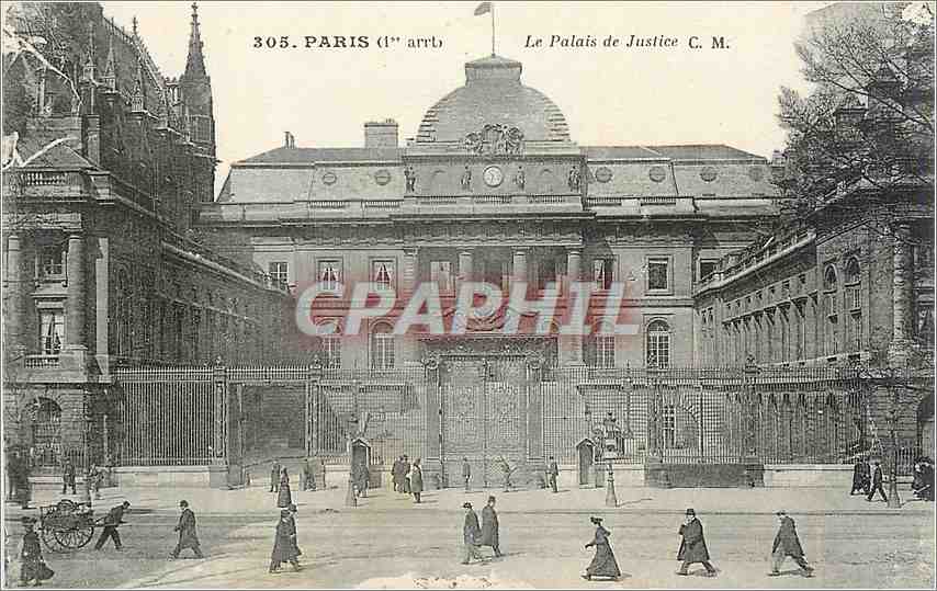 CPA Paris Le Palais de Justice 