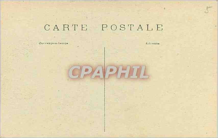 CPA Paris Le Palais de Justice  — Rückseite