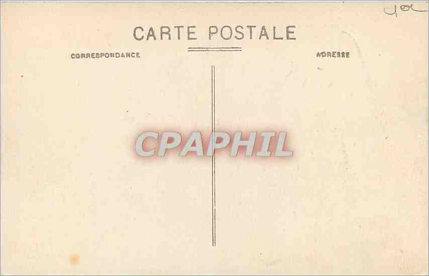 CPA Paris Le Palais de Justice et la Grille d'Honneur  — Rückseite