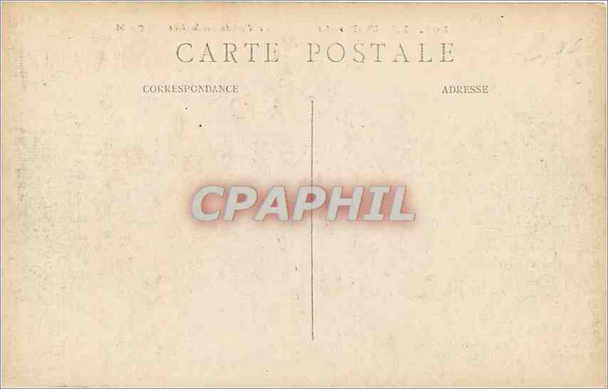 CPA Paris Le Palais de Justice  — Rückseite