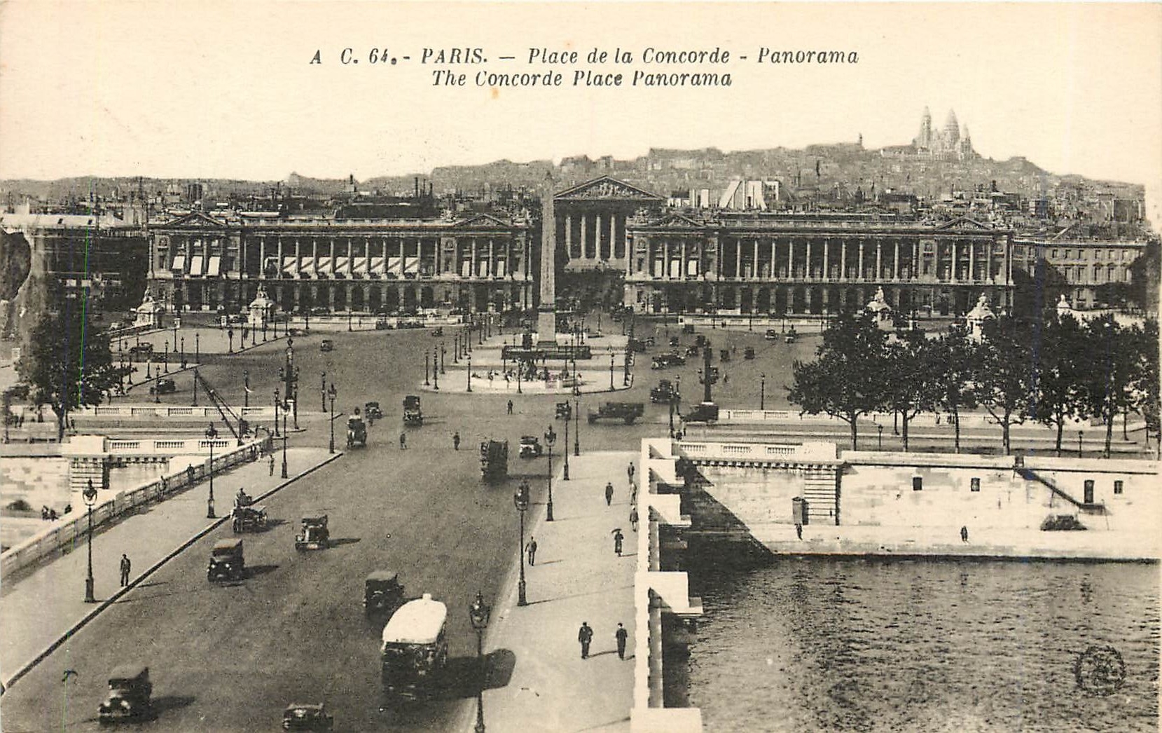 CPA Paris Place de la Concorde Panorama 