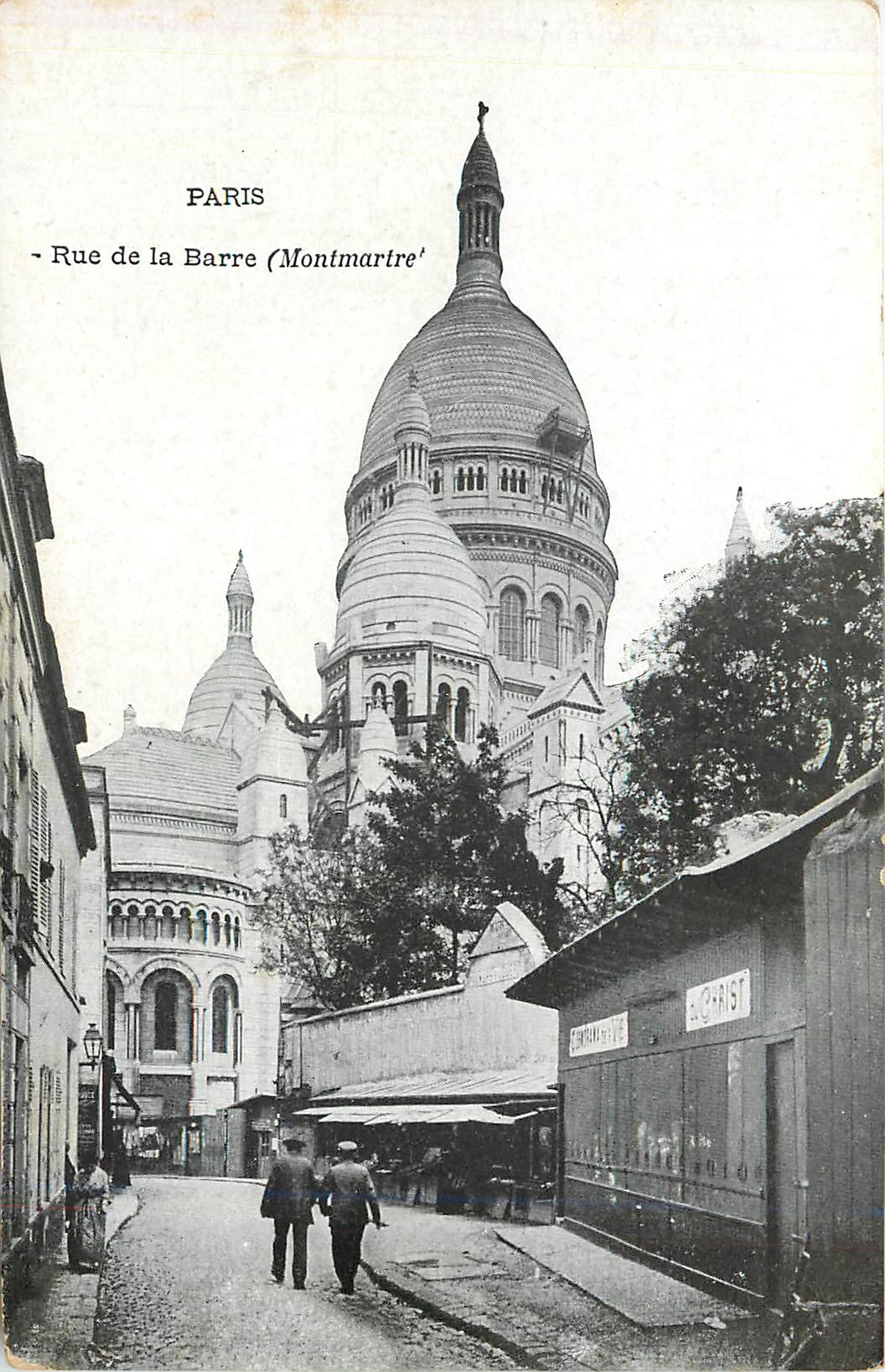 CPA Paris Rue de la Barre Montmartre 