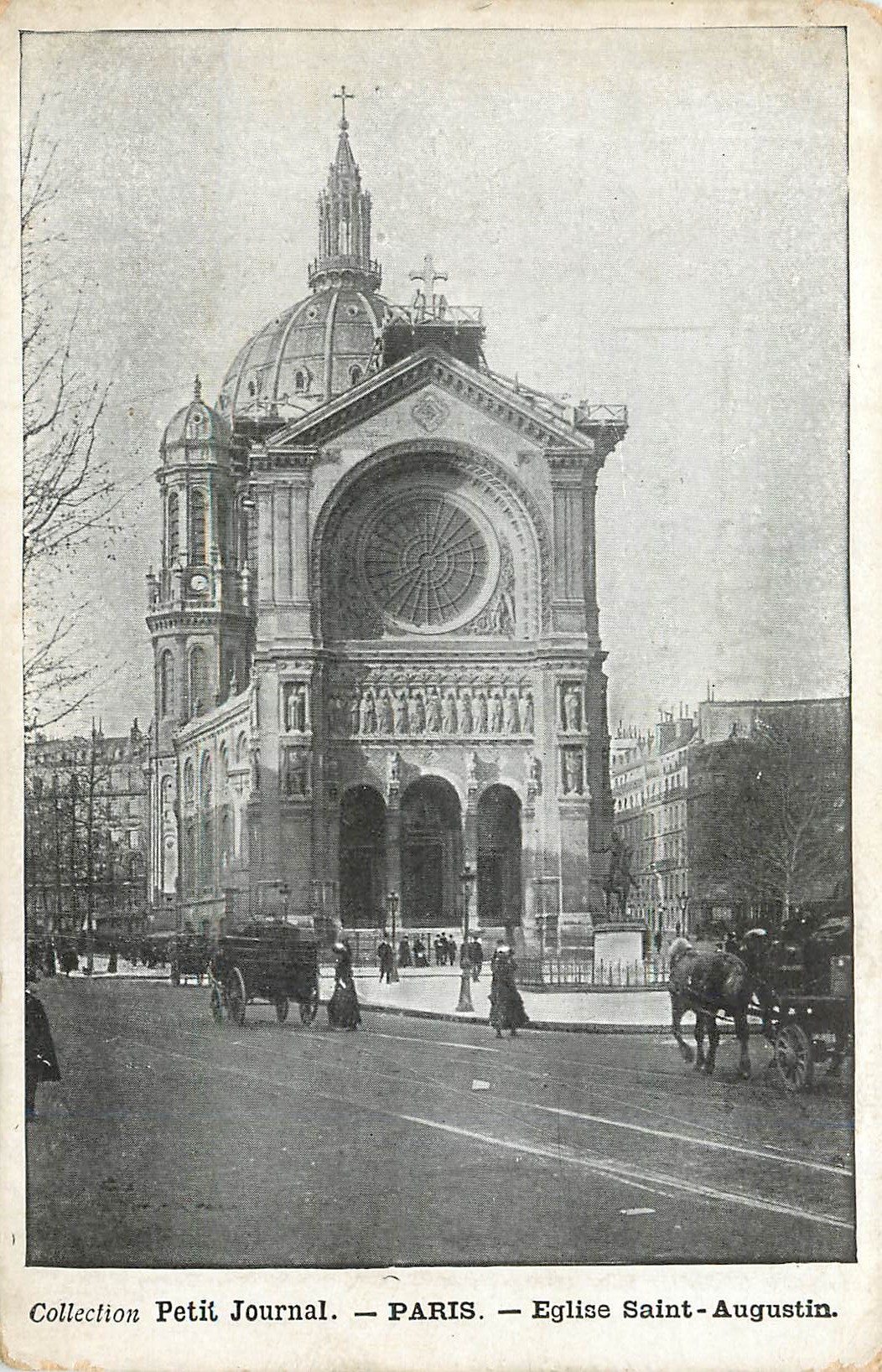 CPA Paris Eglise Saint Augustin 